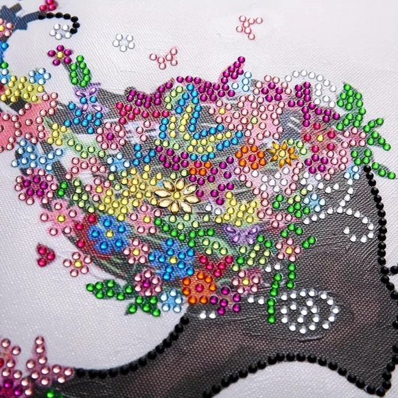 5D Diamond Painting Fairy Clock Kit DZ569 - Picture 3 of 6